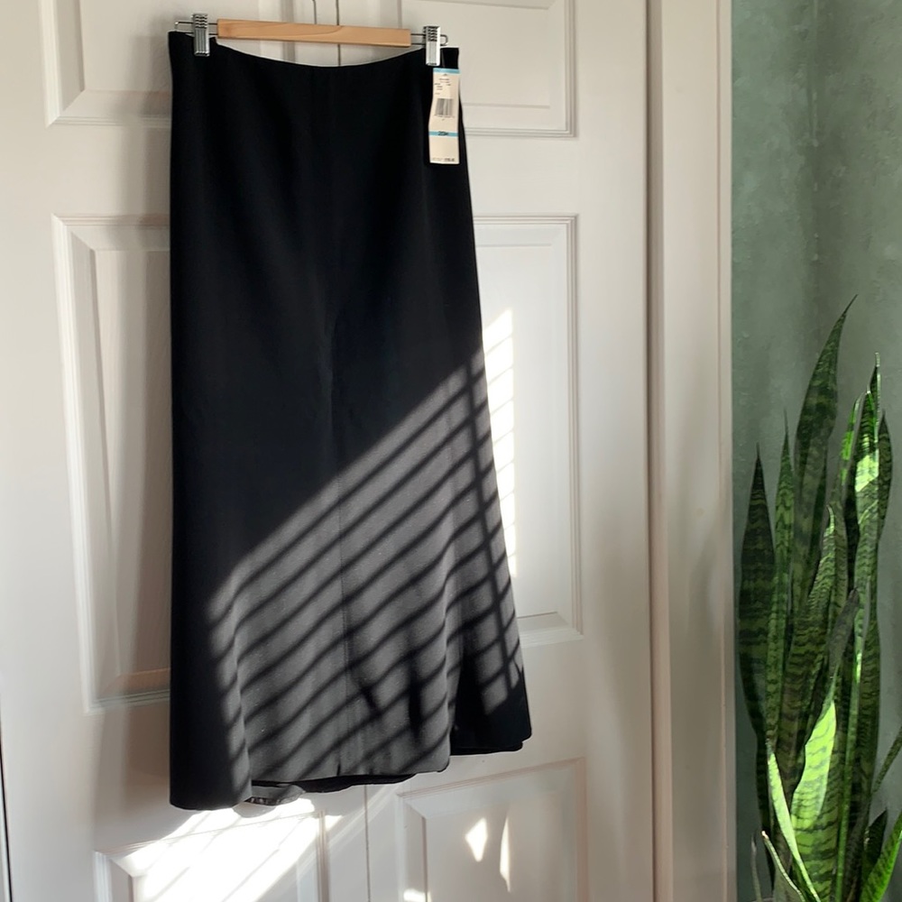 Black Fully Lined Maxi Skirt